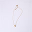 18K Goud Vergulde Hart Hanger Ketting Snake Chain of Bead Chain