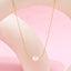 18K Gold Plated Baroque Pearl Pendant Necklace