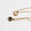 Collier Ajustable en Opale Agate Plaqué Or 18K