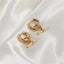 Gold-Plated Designer Stud Earrings