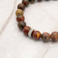 Unieke Picasso Jasper Kralenarmband - Natuursteen en Elastisch