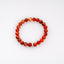 Red Stripe Agate Kralenarmband - Elastisch - Natuurstenen