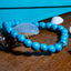 Turquoise Bead Bracelet, Stretchable