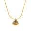 Collier en Acier Inoxydable Plaqué Or 18K