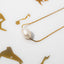 18K Gold Plated Baroque Pearl Pendant Necklace