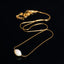 18K Gold Plated Baroque Pearl Pendant Necklace