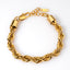 18K Gold Plated Wide Rope Chain Bracelet