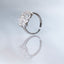 Adjustable Ring with Marquise Wreath Design Adorned with Zirconium