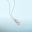 Moderne zilveren ketting met luxe sparkle design