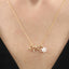 Elegante zilveren ketting met infinity flower en zirkonium