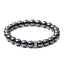 Black Hematite Kralenarmband - Elastisch - Natuurstenen