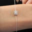 Zirkonium Armband met Rechthoekige Synthetische Diamant